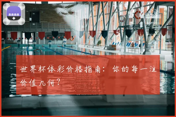 世界杯体彩价格指南:你的每一注价值几何?